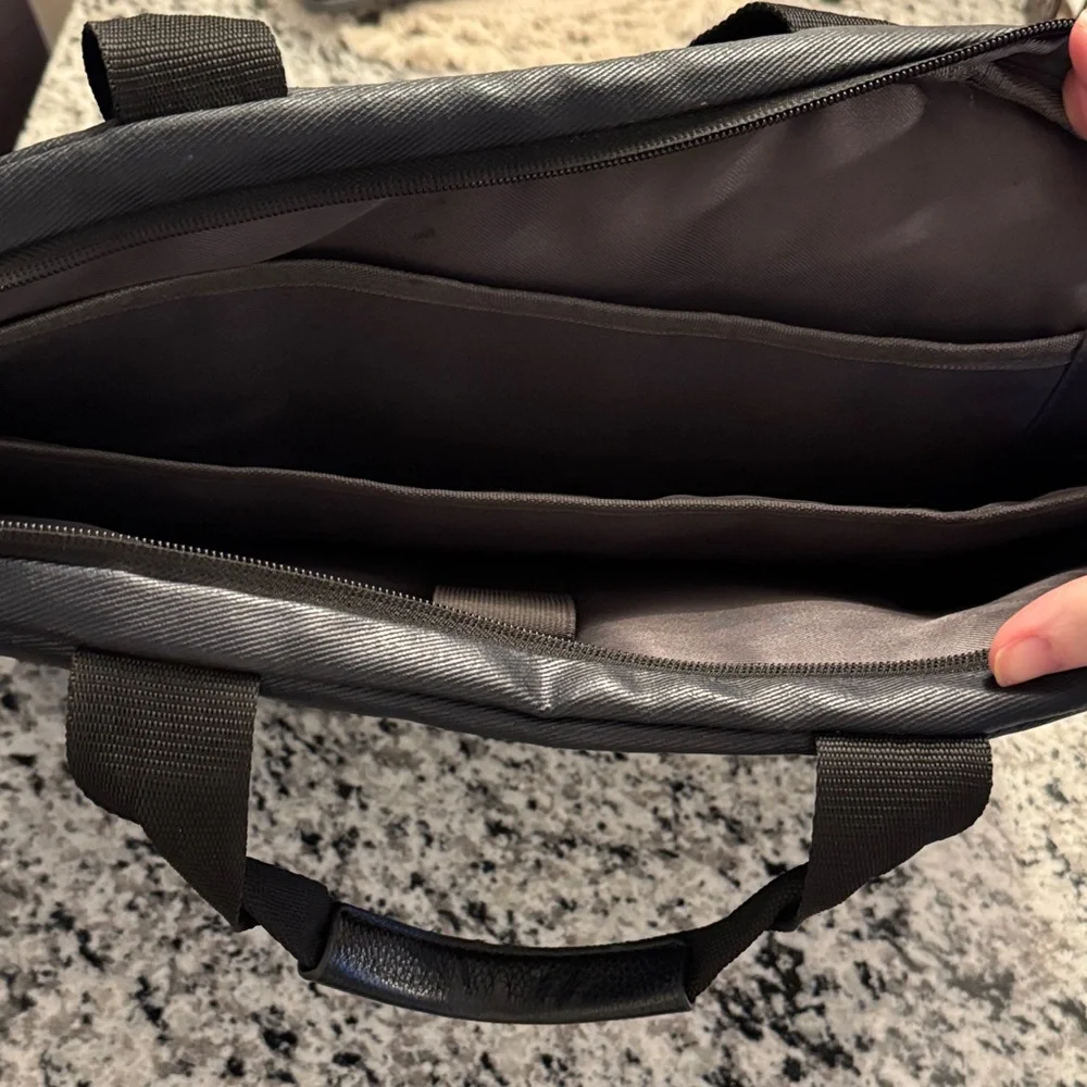 Quilted Black Briefcase/laptop case